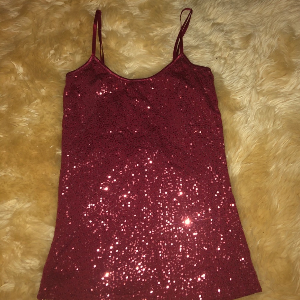 Sparkly tank top